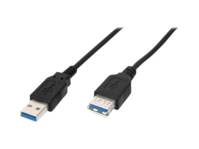 ASSMANN USB 3.0 Verlängerungskabel Typ A St/Bu 1,8m USB 3.0 konform sw ASSMANN USB 3.0 Verlängerungskabel Typ A St/Bu 1,8m USB 3.0 konform sw