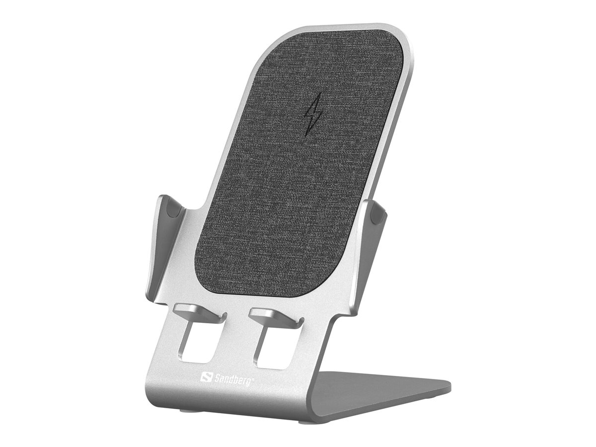 SANDBERG Wireless Charger Stand 15W Alu SANDBERG Wireless Charger Stand 15W Alu