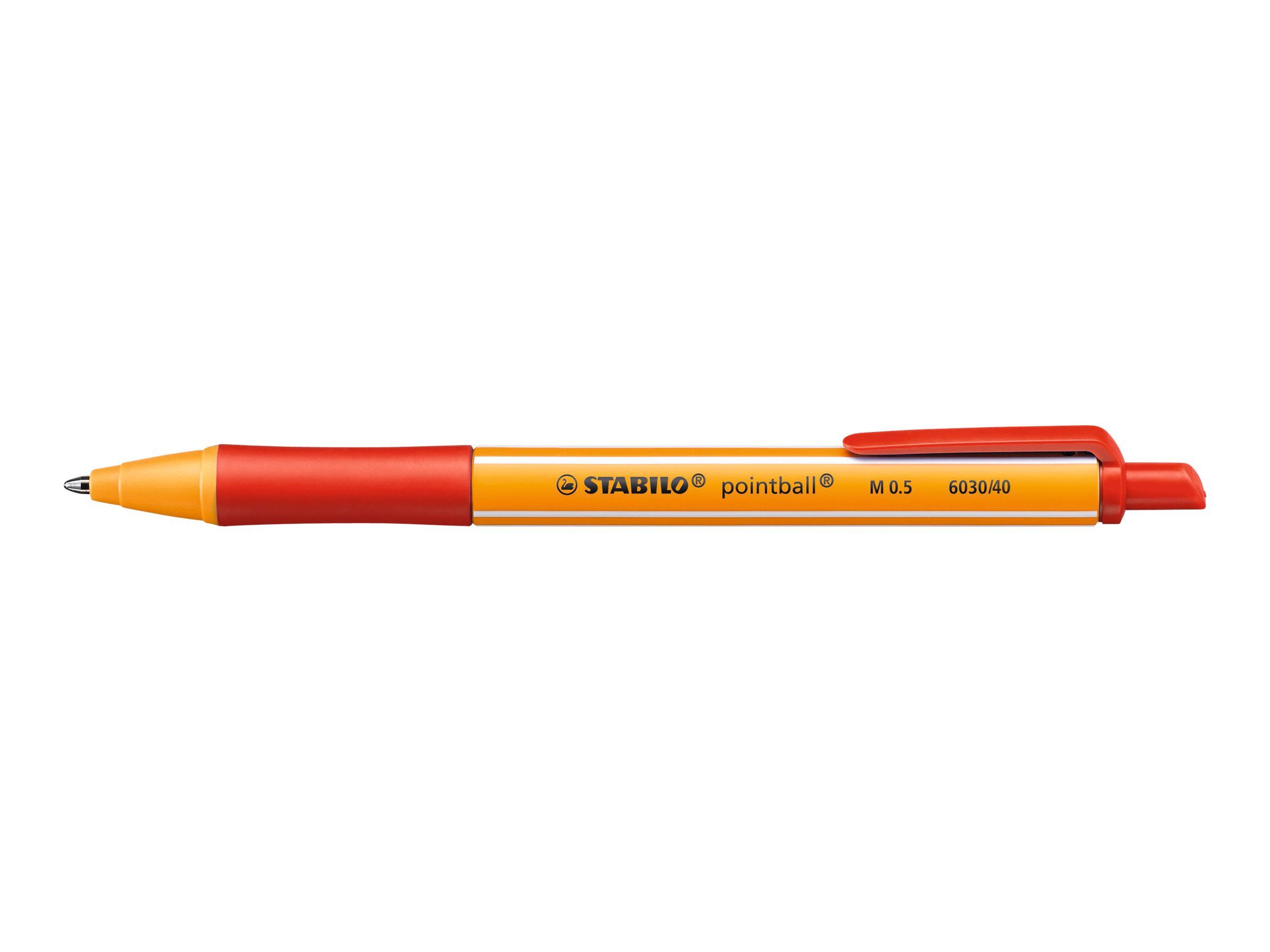 STABILO Kugelschreiber pointball orange, Schreibfarbe: farbsortiert, 4 St.