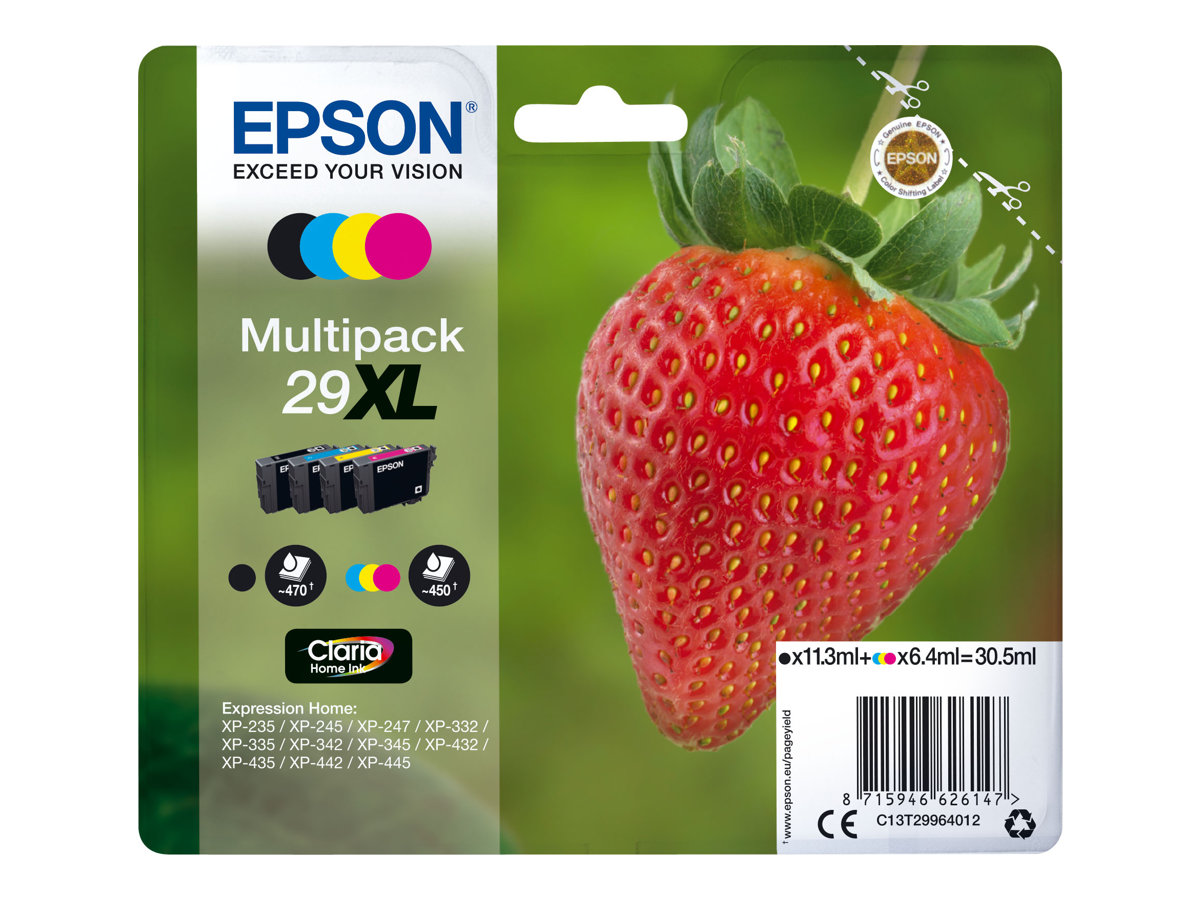 C13T29964012 EPSON XP Tinte (4) cmyk HC C13T29964012 EPSON XP Tinte (4) cmyk HC