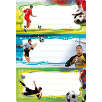 HERMA Schuletiketten Fussball, 6 Etiketten HERMA Schuletiketten Fussball, 6 Etiketten