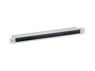 Triton 19" 1HE Durchfuehrungsplatte 1HE mit Buerste, schwarz Triton 19" 1HE Durchfuehrungsplatte 1HE mit Buerste, schwarz