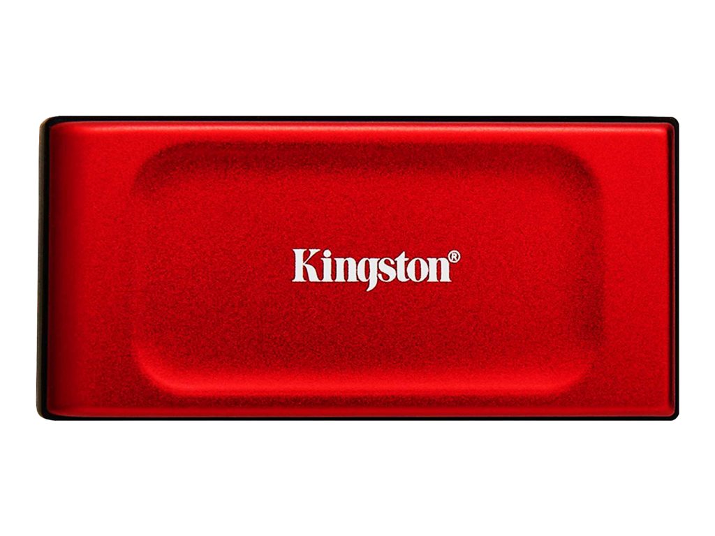 KINGSTON XS1000R 1TB SSD PocketSized USB 32 Gen 2 External Solid State Drive Red