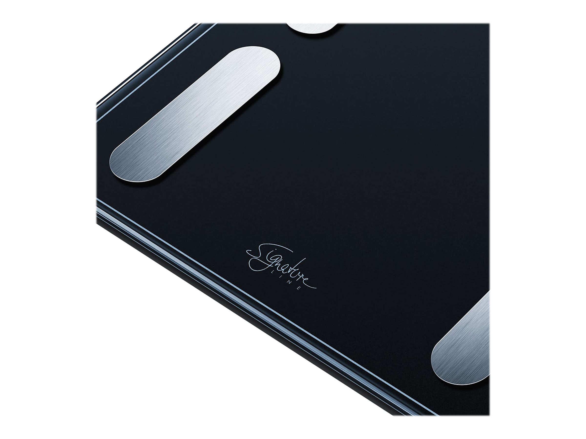BF 400 GlasDiagnosewaage black SignatureLine 200kg XXLDisplay