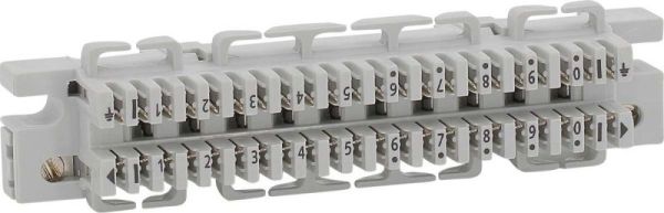 CobiNet GmbH Anschlussleiste LSA 110 10DA ohne Farbcode schraub