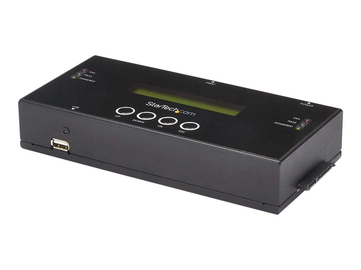 STARTECH.COM 1:1 Standalone Festplatten Duplizierer und Löscher für 2,5 / 3,5 Zoll SATA und SAS Laufwerke STARTECH.COM 1:1 Standalone Festplatten Duplizierer und Löscher für 2,5 / 3,5 Zoll SATA und SAS Laufwerke