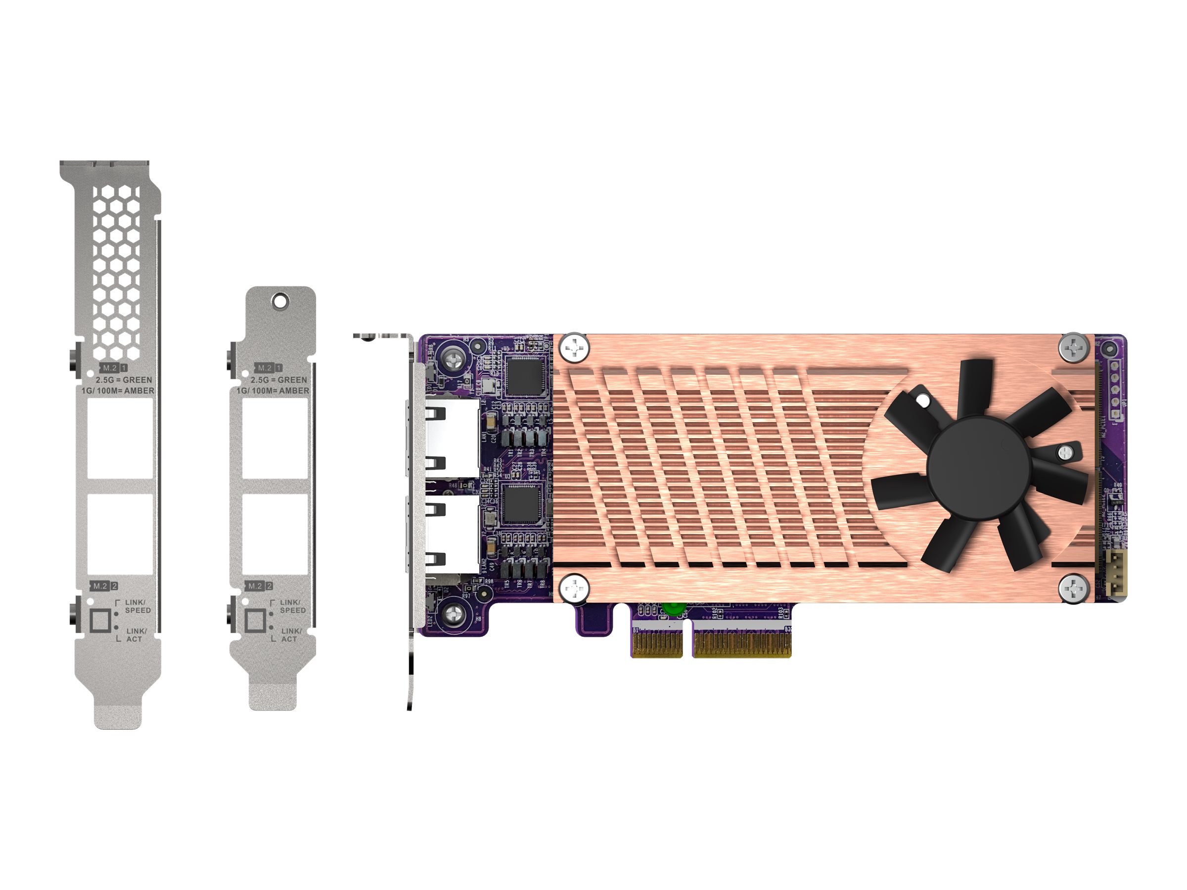 QNAP QM2-2P2G2T QM2-Card M.2 SSD x2  2.5GBE x2