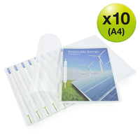 10 RAPESCO® Schnellhefter ECO Kunststoff weiss DIN A4 10 RAPESCO® Schnellhefter ECO Kunststoff weiss DIN A4