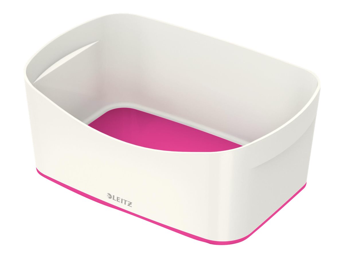 LEITZ MyBox Aufbewahrungsbox 3,0 l perlweiss/pink 24,6 x 16,0 x 9,8 cm LEITZ MyBox Aufbewahrungsbox 3,0 l perlweiss/pink 24,6 x 16,0 x 9,8 cm