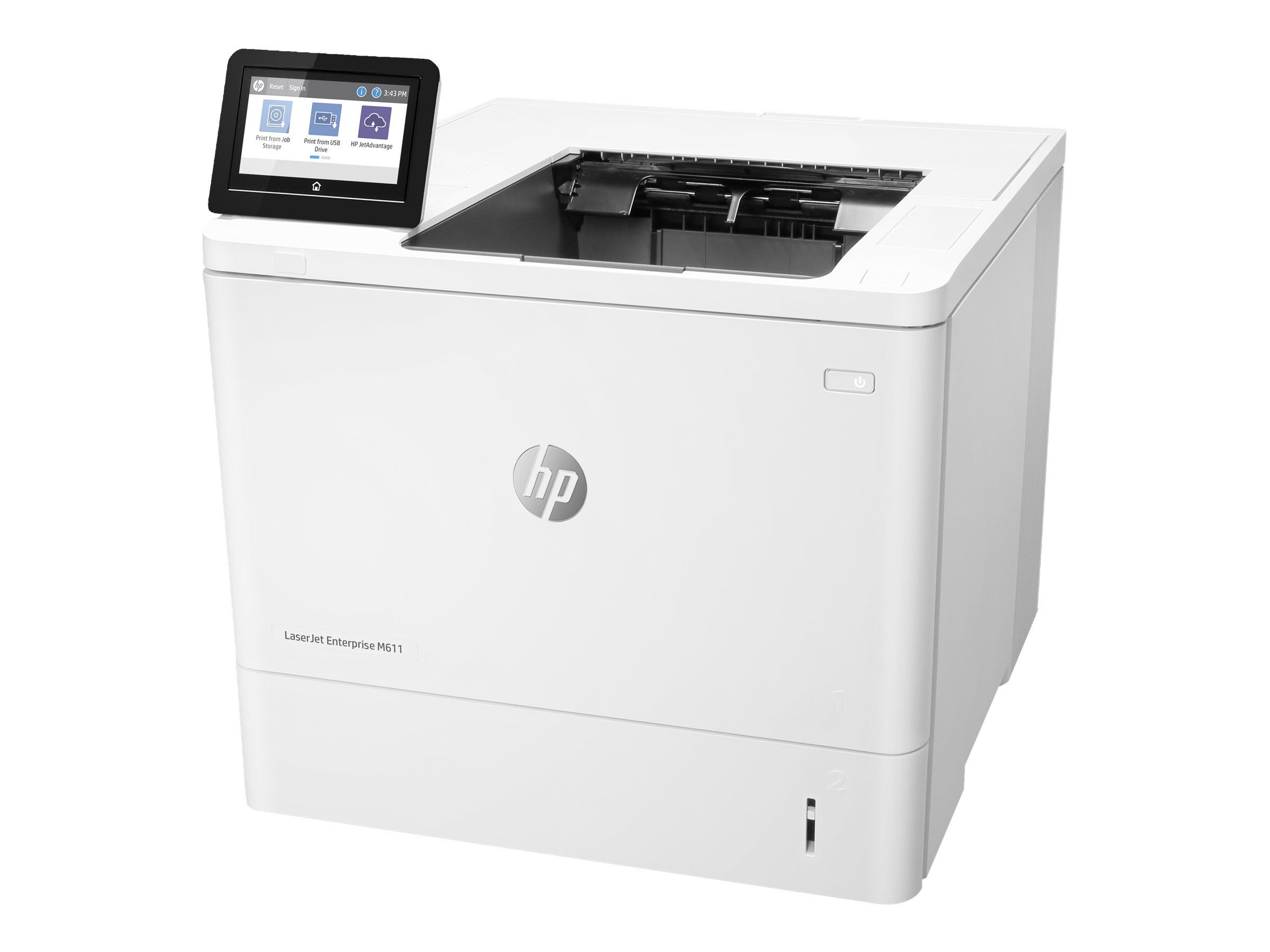 HP LaserJet Enterprise M611dn Printer Mono Duplex laser A4 1200x1200dpi 61ppm 650sheets USB LAN