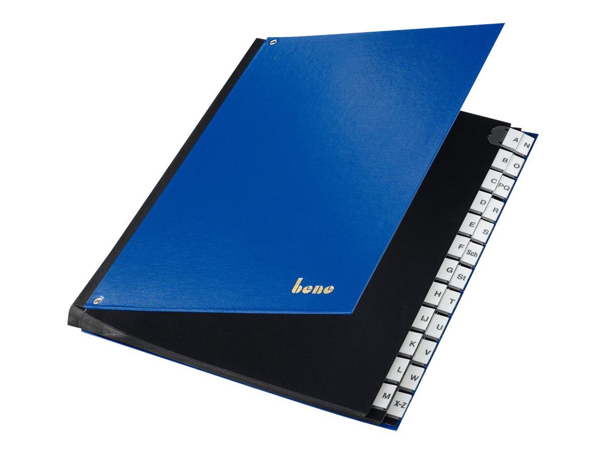 bene Pultordner A-Z blau bene Pultordner A-Z blau