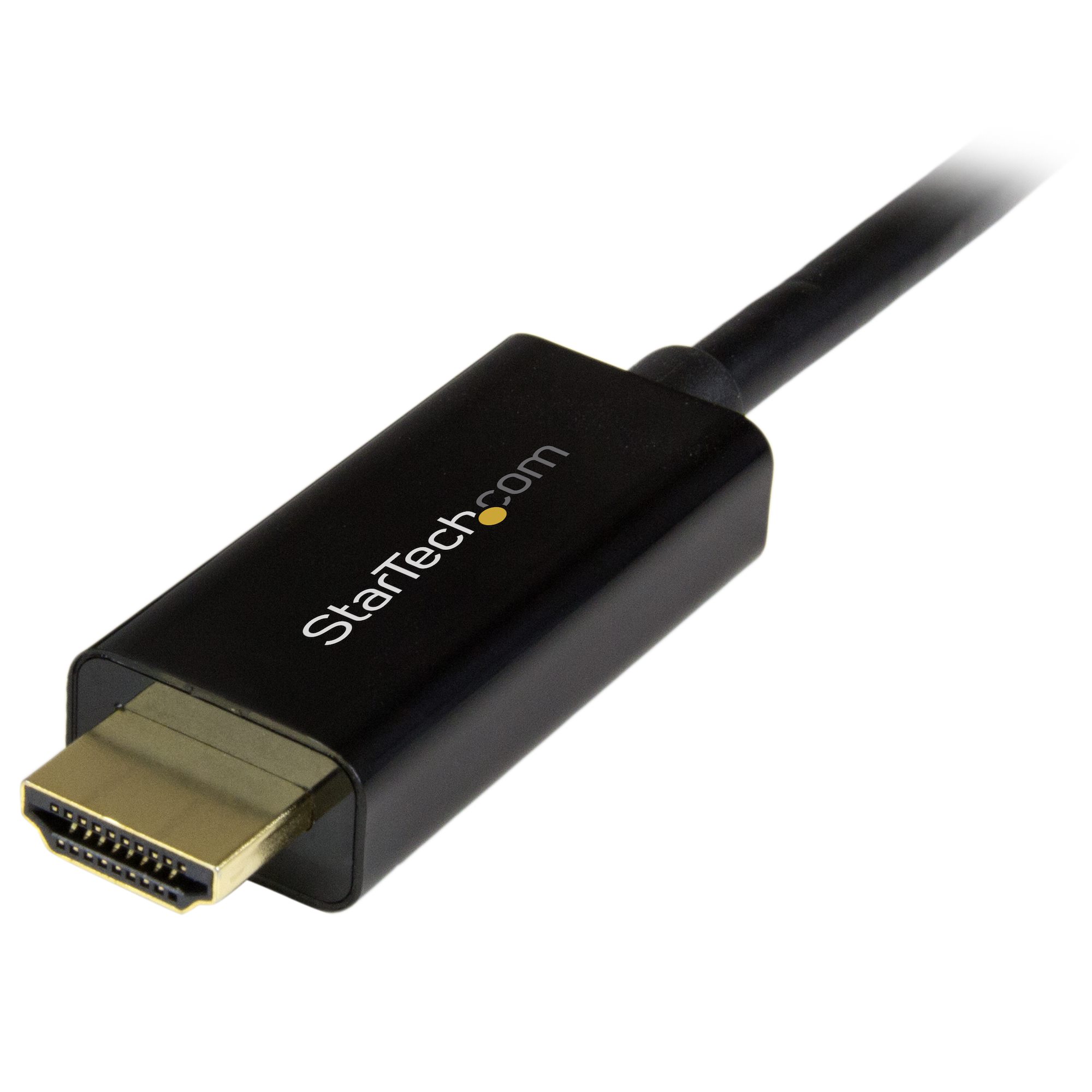 STARTECHCOM DisplayPort to HDMI Converter Cable 65ft 2m 4K