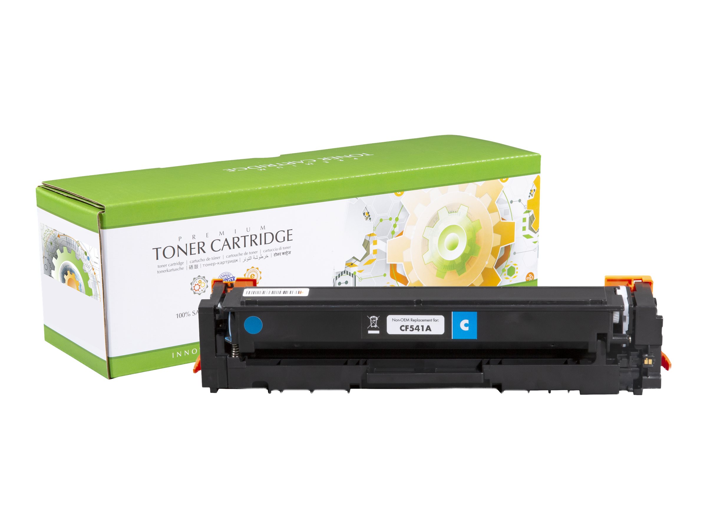 STATIC Toner cartridge compatible with HP CF541A cyan compatible 1.300 pages