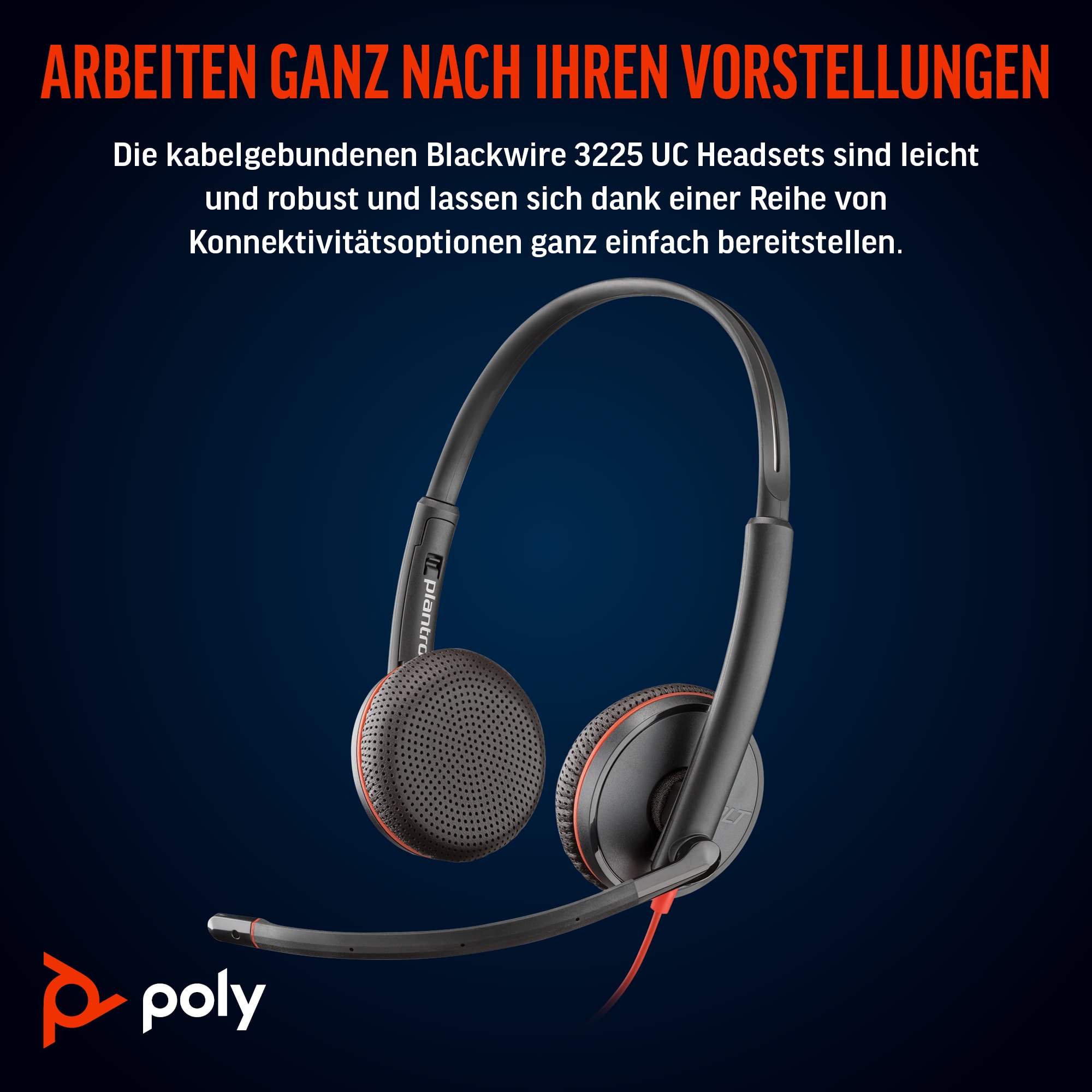 Poly Blackwire C3225 Stereo USBCA 3,5 mm