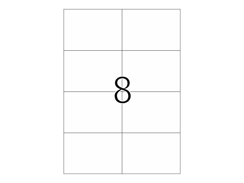 80 HERMA Etiketten 8645 weiÃ 105,0 x 74,0 mm
