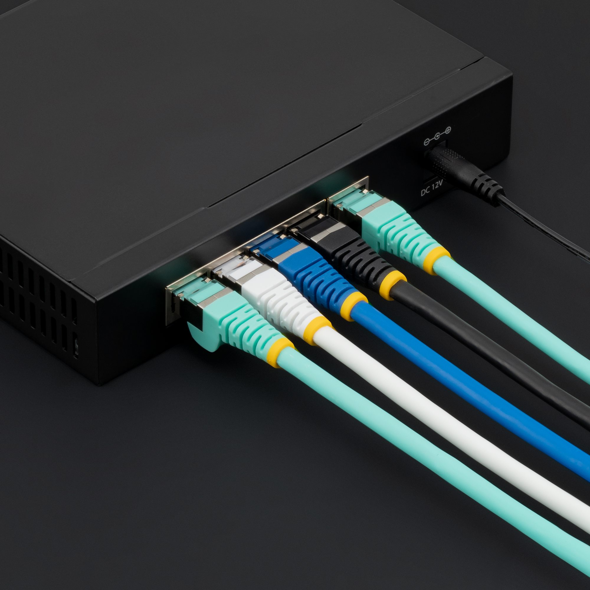 STARTECHCOM 5m CAT6a Kabel LSZH 10 Gigabit RJ45 LAN Kabel SFTP Patchkabel CAT6a Verlegekabel Abgeschirmtes EthernetNetzKabel