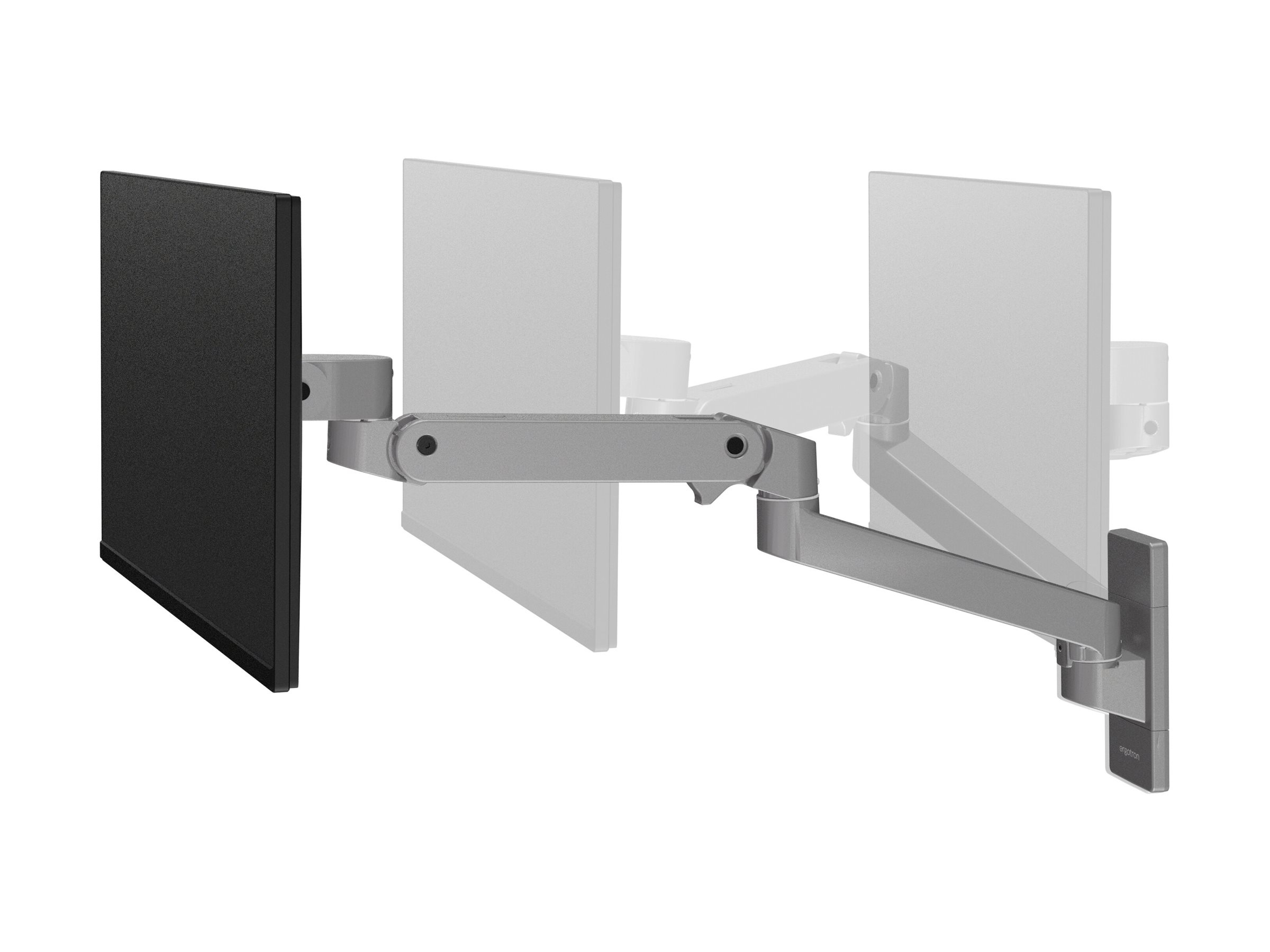 ERGOTRON LX Pro Monitor Arm, Wandhalterung fuer Monitore bis 34, 1,810 kg, VESA, Constant Force Technologie grau