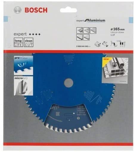 BOSCH EXPERT for Aluminium Kreissaegeblatt 165,0 mm, 52 Zaehne