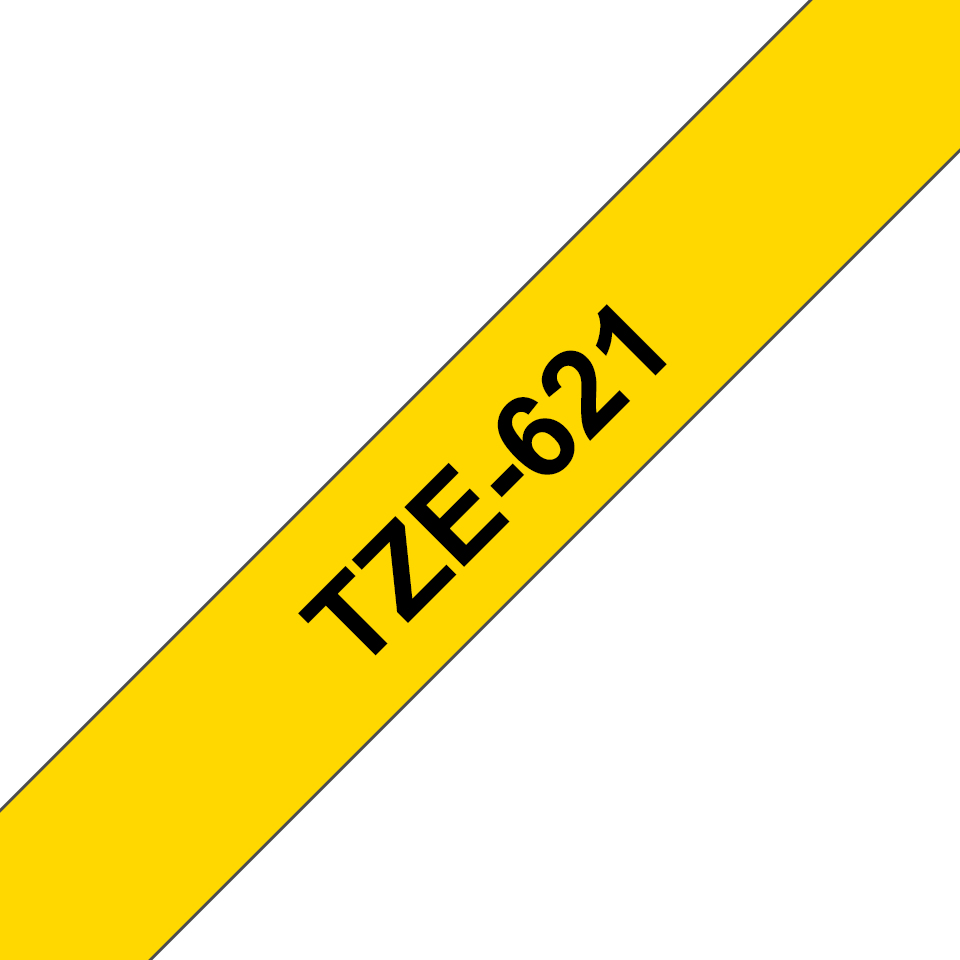 TZE621 BROTHER PT Schriftband 9mm gelb