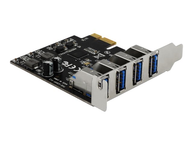 Delock USB 30 PCI Express Karte mit 4 x externen TypA Buchsen