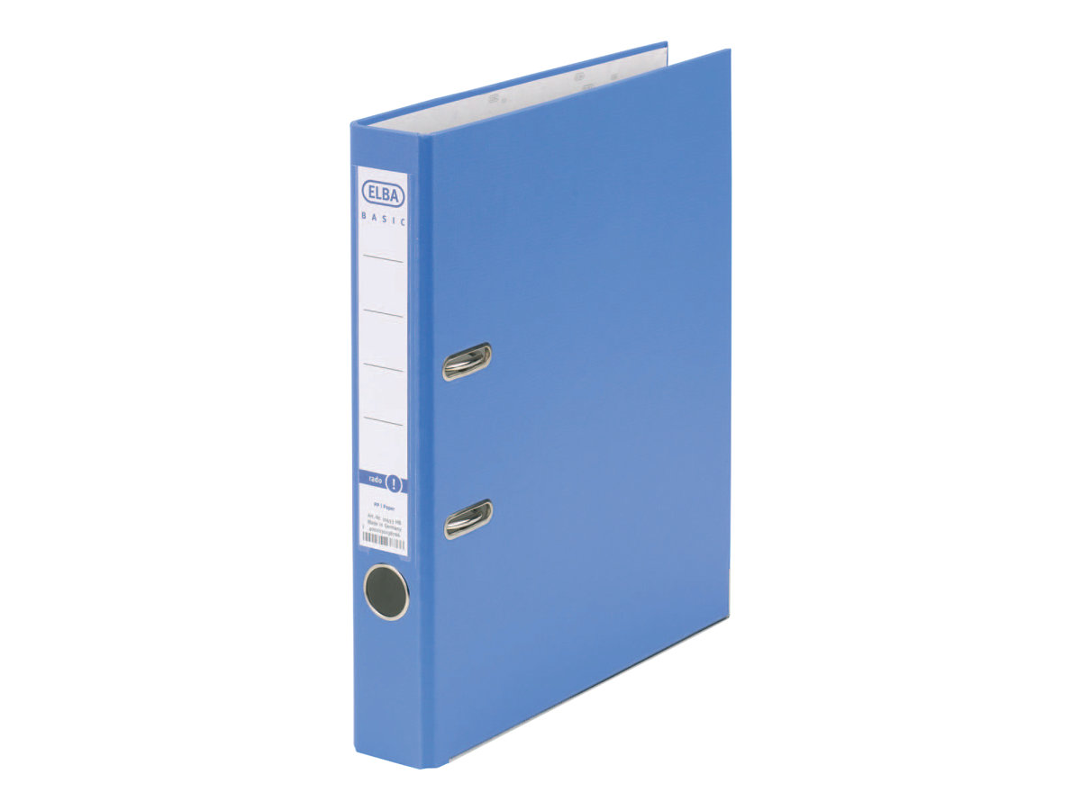 ELBA smart Pro Ordner hellblau Kunststoff 5,0 cm DIN A4 ELBA smart Pro Ordner hellblau Kunststoff 5,0 cm DIN A4