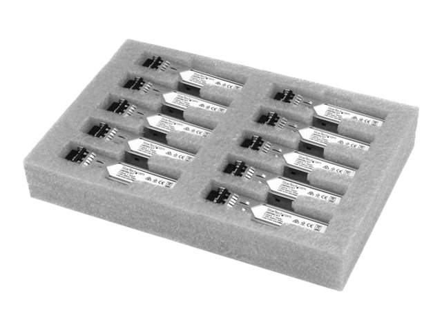 STARTECH.COM Gigabit LWL SFP Transceiver Modul - HP J4858C kompatibel - MM LC mit DDM - 550m - 1000Base-SX - 10er Pack STARTECH.COM Gigabit LWL SFP Transceiver Modul - HP J4858C kompatibel - MM LC mit DDM - 550m - 1000Base-SX - 10er Pack