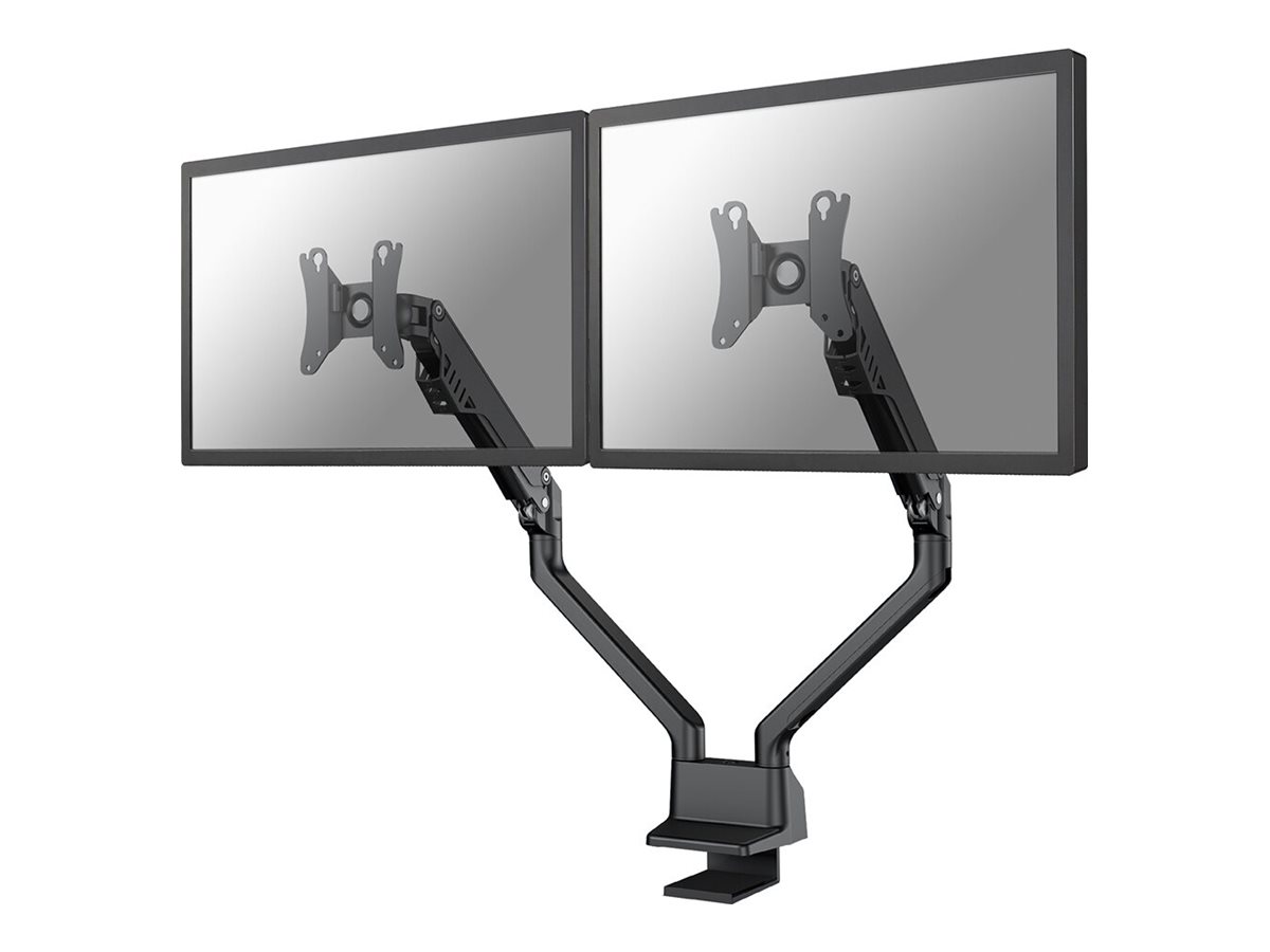 NEOMOUNTS Flat Screen Dual Desk Mount 25,4-81,28cm 10-32Zoll clamp/grommet Black NEOMOUNTS Flat Screen Dual Desk Mount 25,4-81,28cm 10-32Zoll clamp/grommet Black