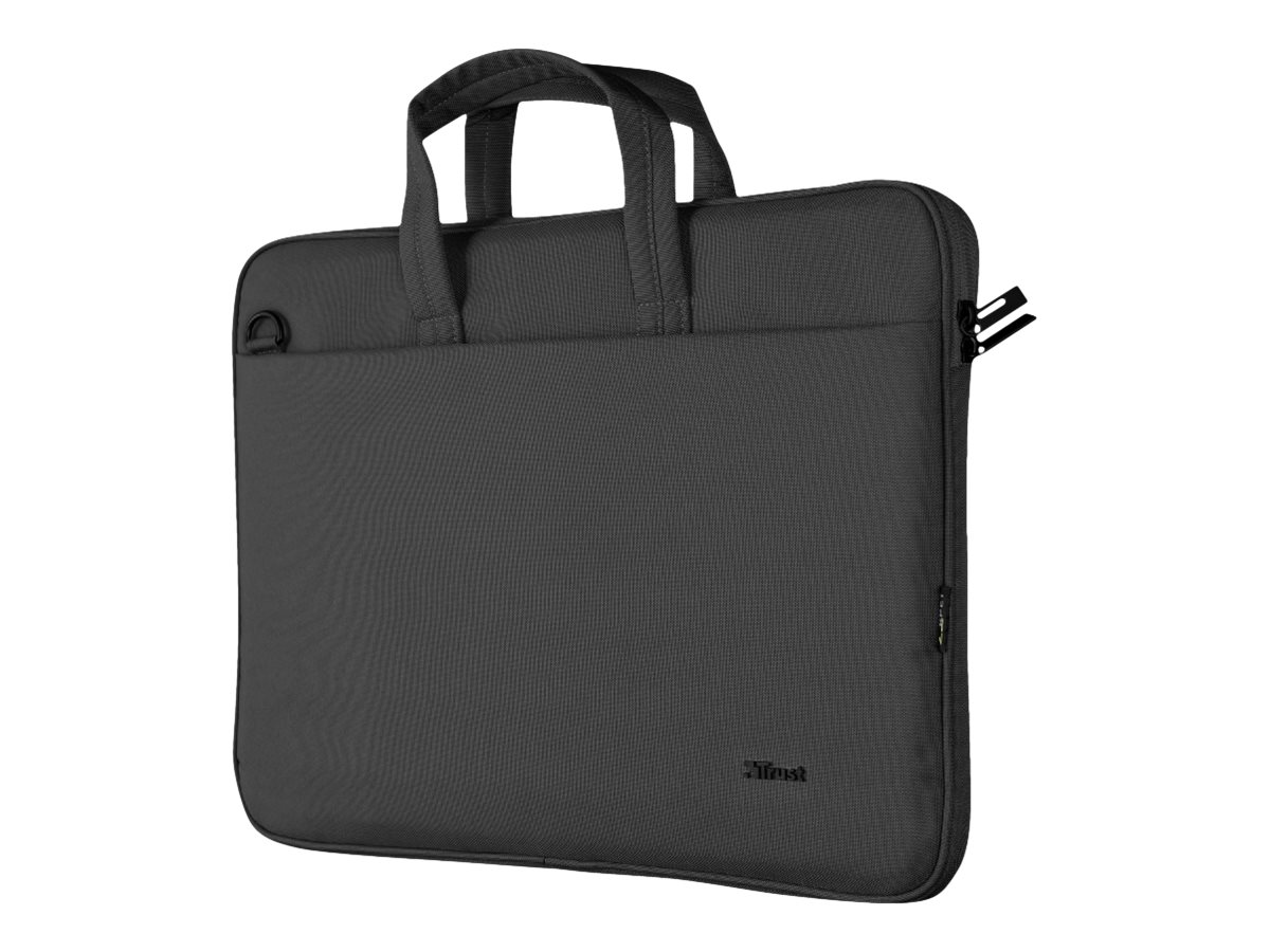 Trust Laptoptasche Bologna Slim Kunstfaser schwarz 24447 bis 40,6 cm (16 Zoll) Trust Laptoptasche Bologna Slim Kunstfaser schwarz 24447 bis 40,6 cm (16 Zoll)