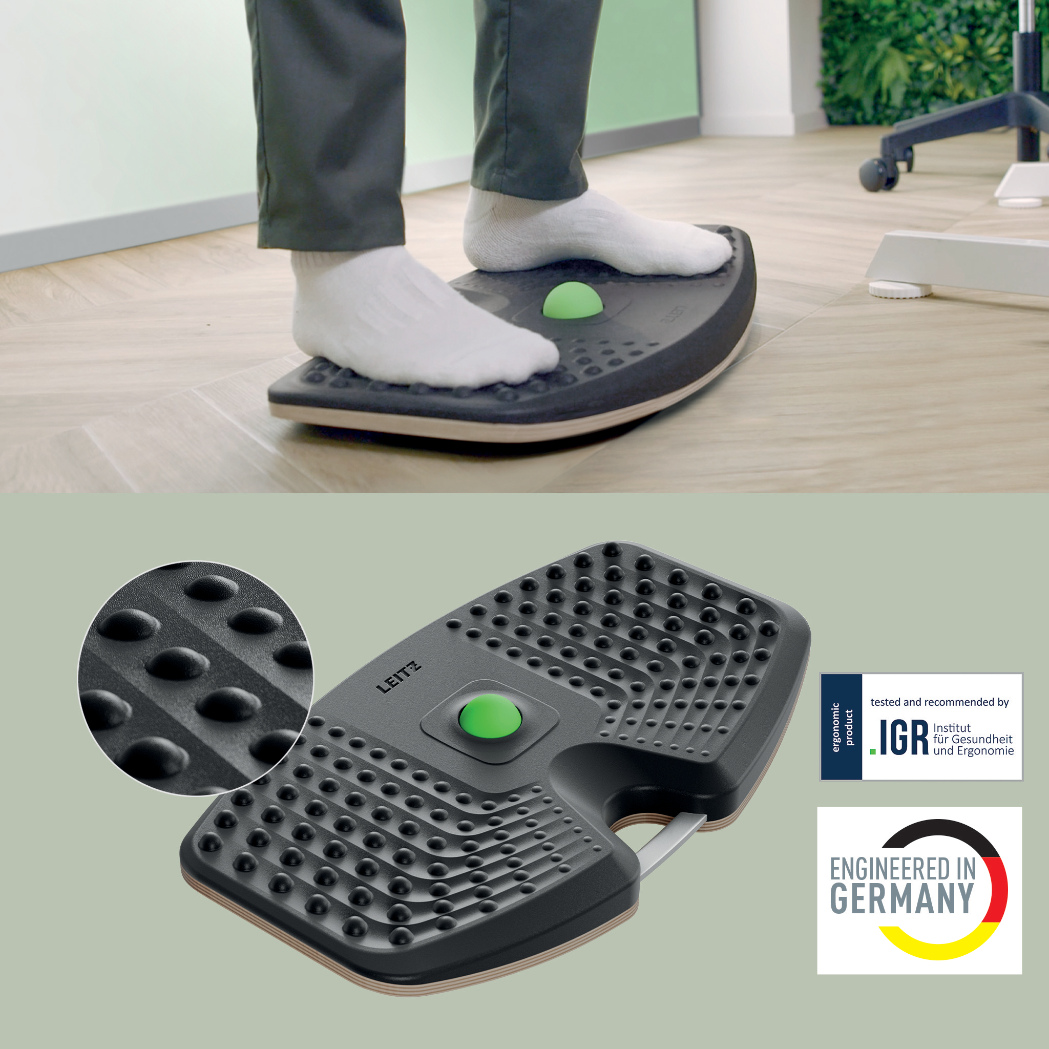 Esselte Leitz Ergo Active Balance Board dunkelgrau