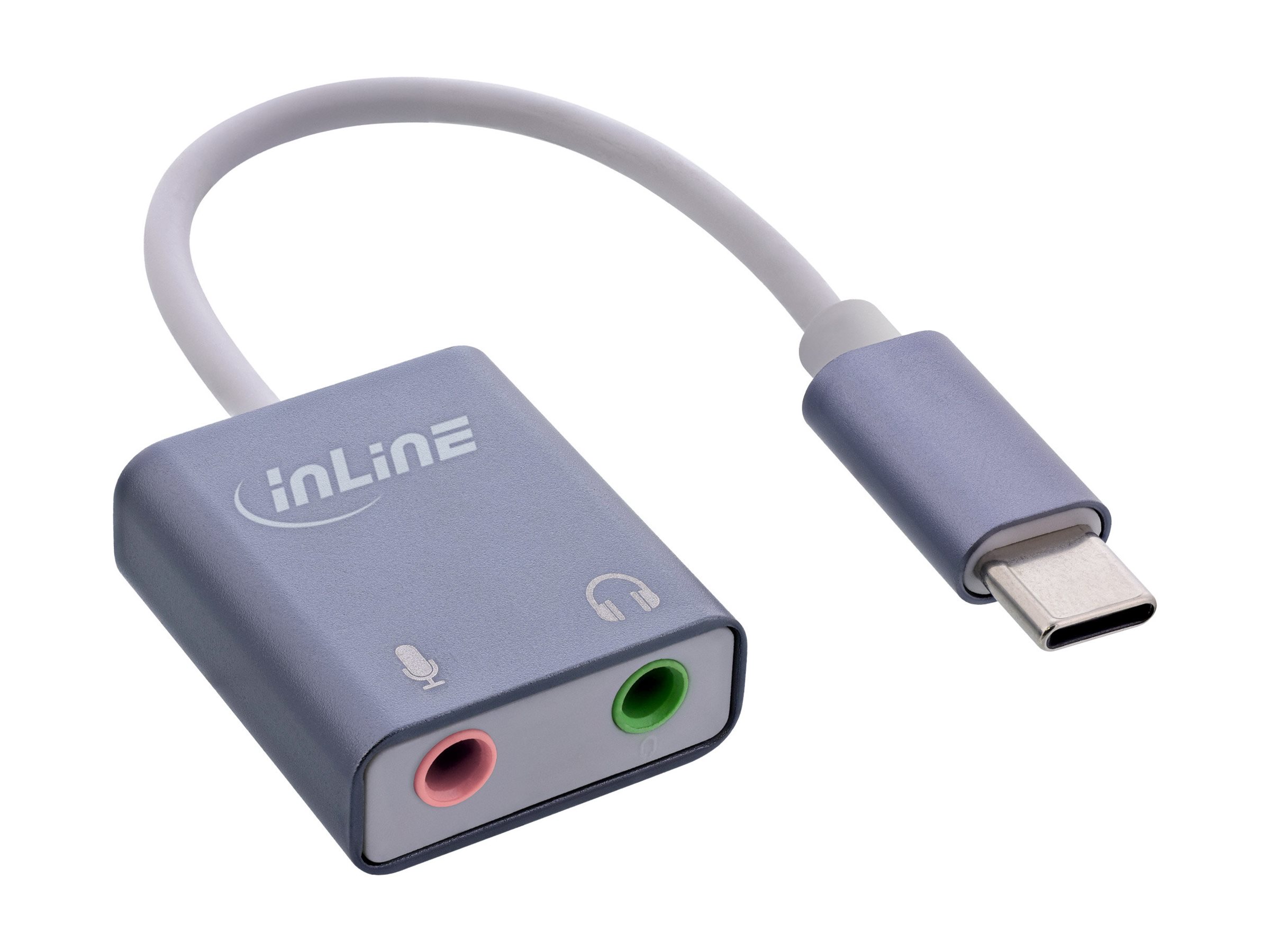 INLINE USB Audio Soundadapter USB-C Kabel INLINE USB Audio Soundadapter USB-C Kabel