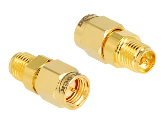 Delock Adapter RP-SMA Buchse zu SMA Stecker Delock Adapter RP-SMA Buchse zu SMA Stecker