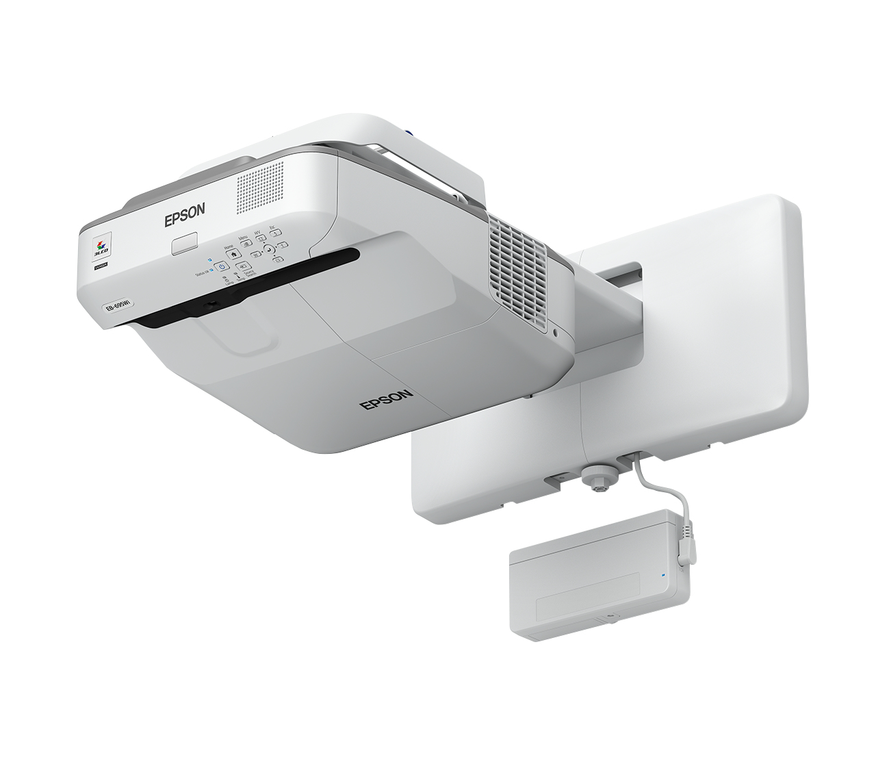 EPSON EB695Wi 3LCD WXGA interactive ultra short throw projector 1280x800 1610 3500 lumen 16W speaker