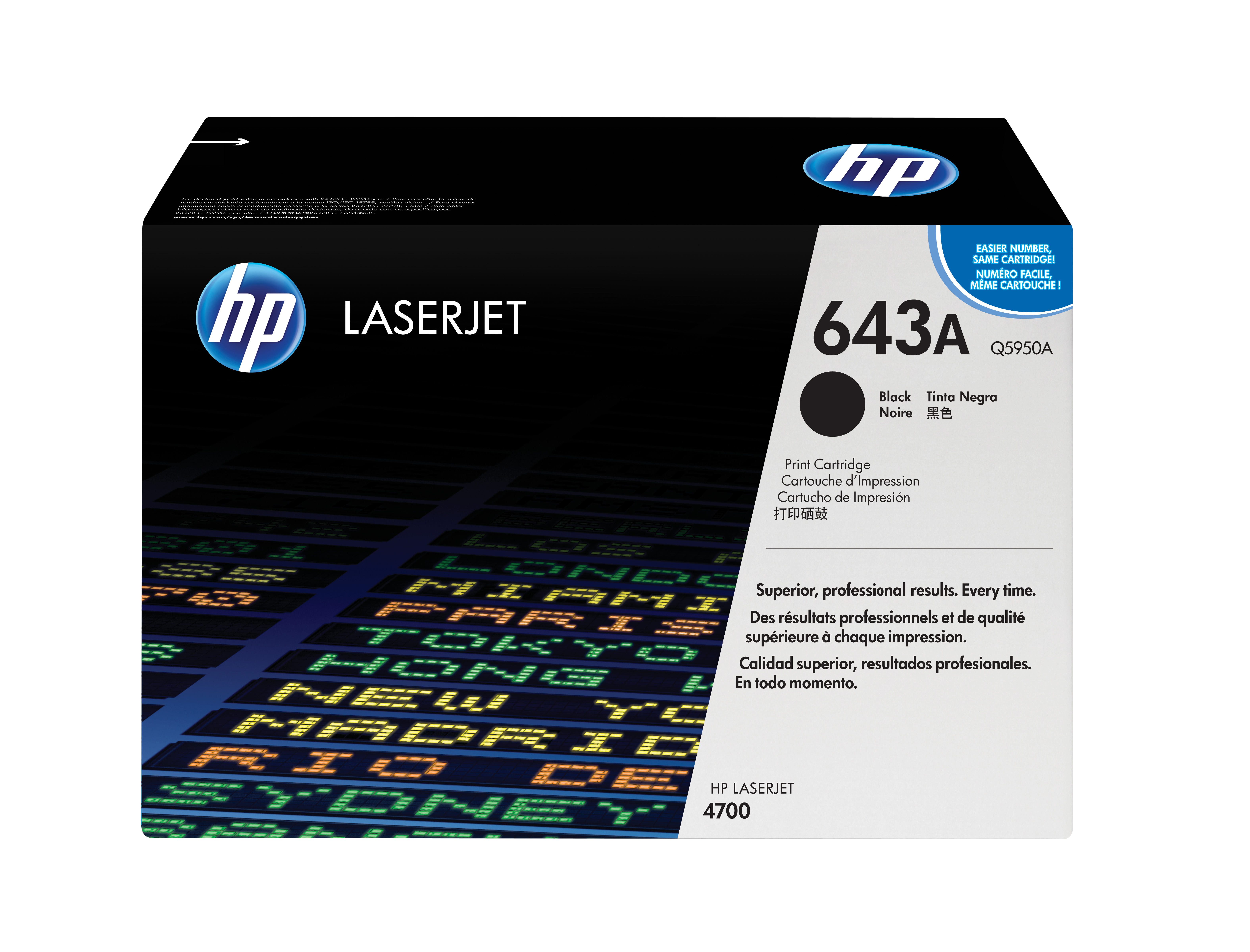 HP 643A Q5950A schwarz Tonerkartusche