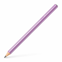 FABER-CASTELL Jumbo Sparkle Bleistift B metallic violet, 1 St. FABER-CASTELL Jumbo Sparkle Bleistift B metallic violet, 1 St.
