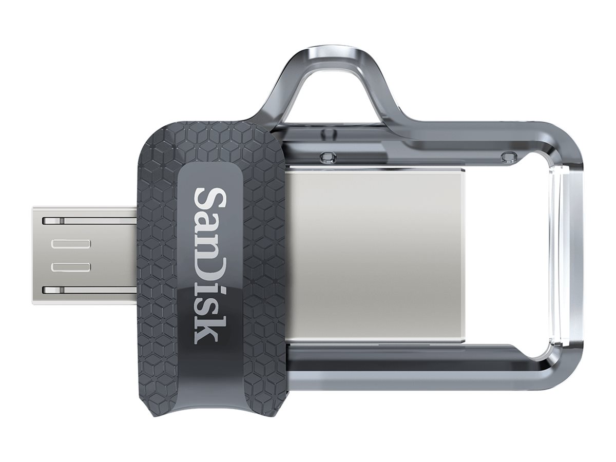SanDisk USB-Stick Ultra Dual Drive M3.0 grau 64 GB
