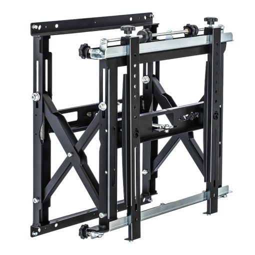 HAGOR VWH-1 Videowall-Halterung Pop out fuer Displays von 106,7-139,7 42 bis 55Zoll Feinjustage Tiefe Traglast 40kg VESA max 600x400