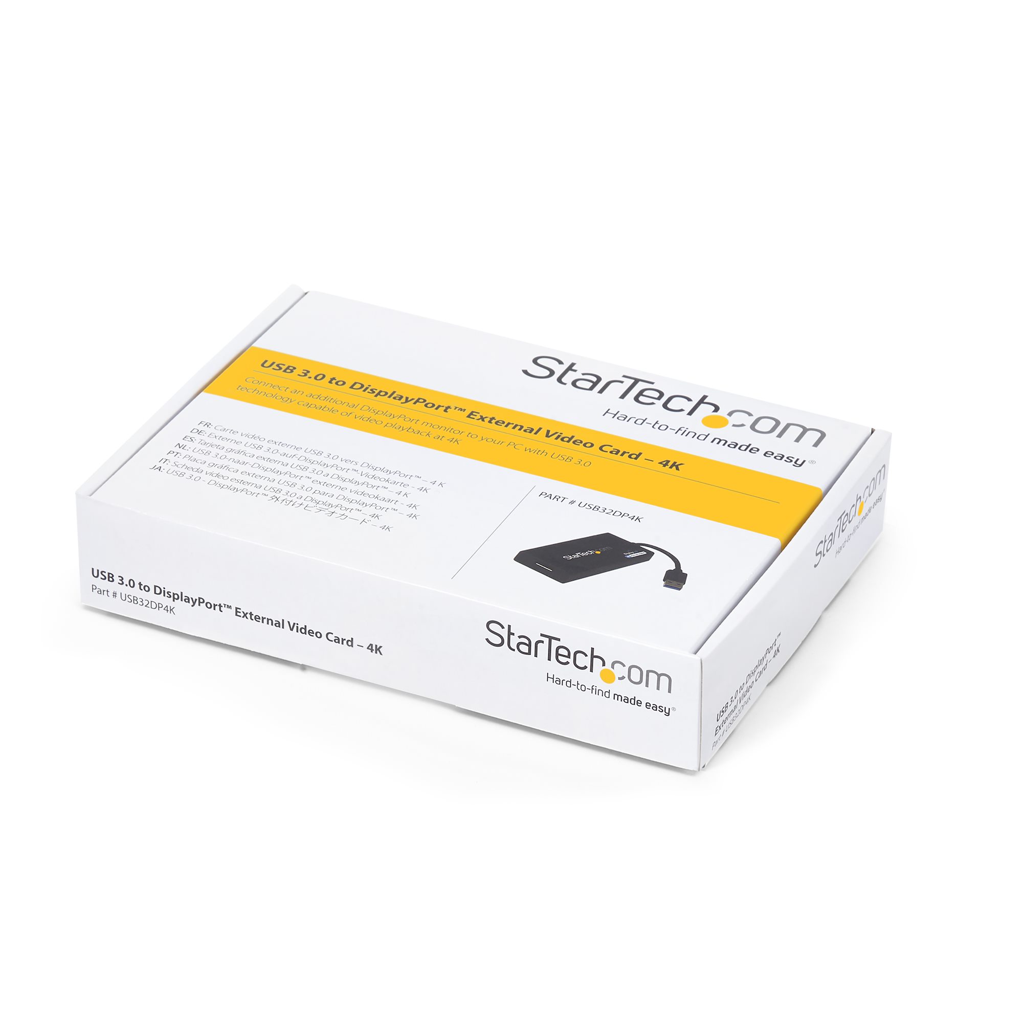 STARTECHCOM USB 30 auf Displayport Adapter Externe Monitor Grafikkarte DisplayLink zertifiziert Ultra HD 4k Display Video