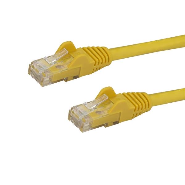 StarTech 2m Yellow Snagless Cat6 UTP Patch Cable ETL Verified