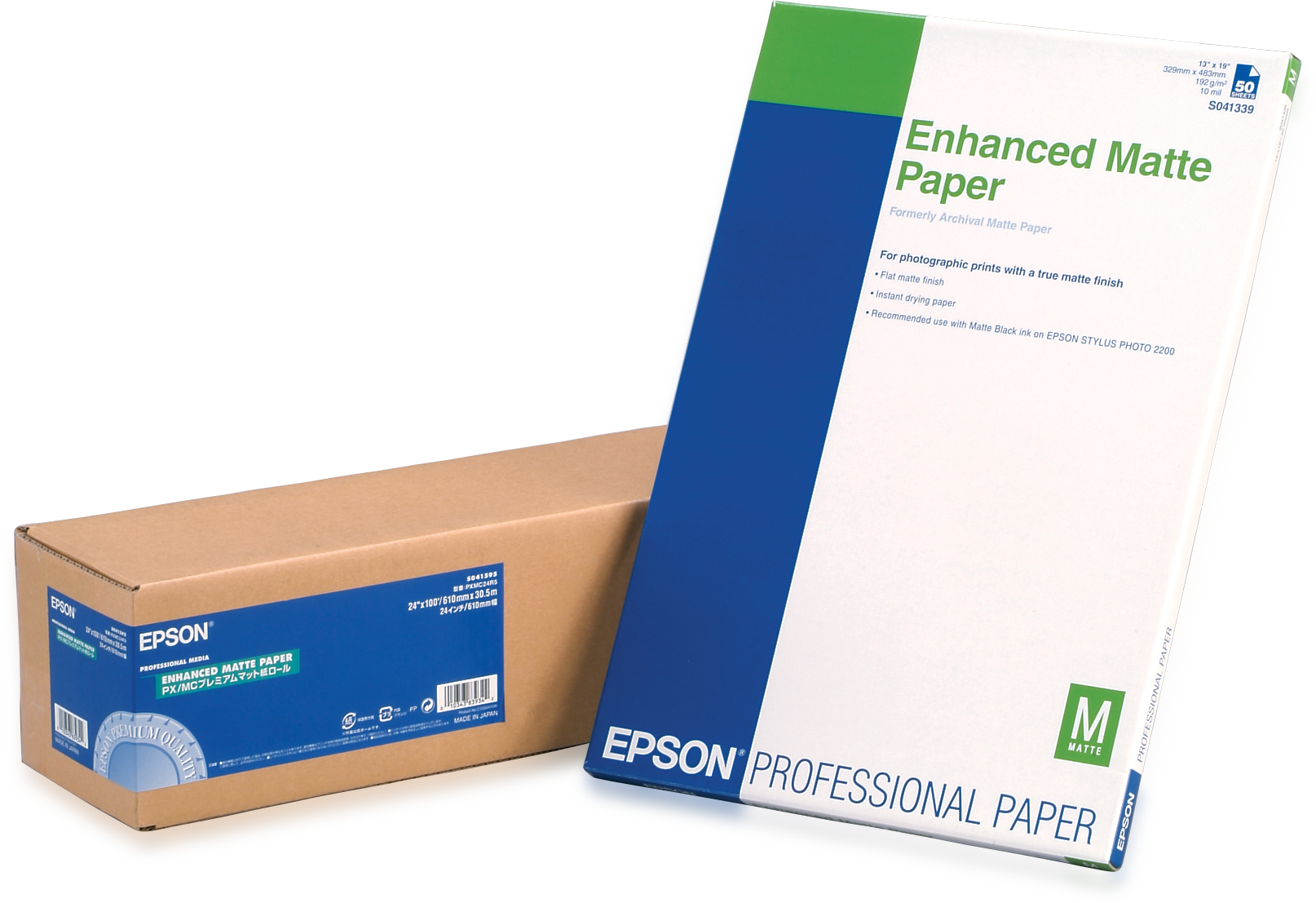 Epson Enhanced Matte Paper 61 cm x 30,5 m 194 g S 041595