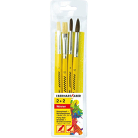 EBERHARD FABER Pinsel-Set Groesse 8, 12, 4-teilig EBERHARD FABER Pinsel-Set Groesse 8, 12, 4-teilig