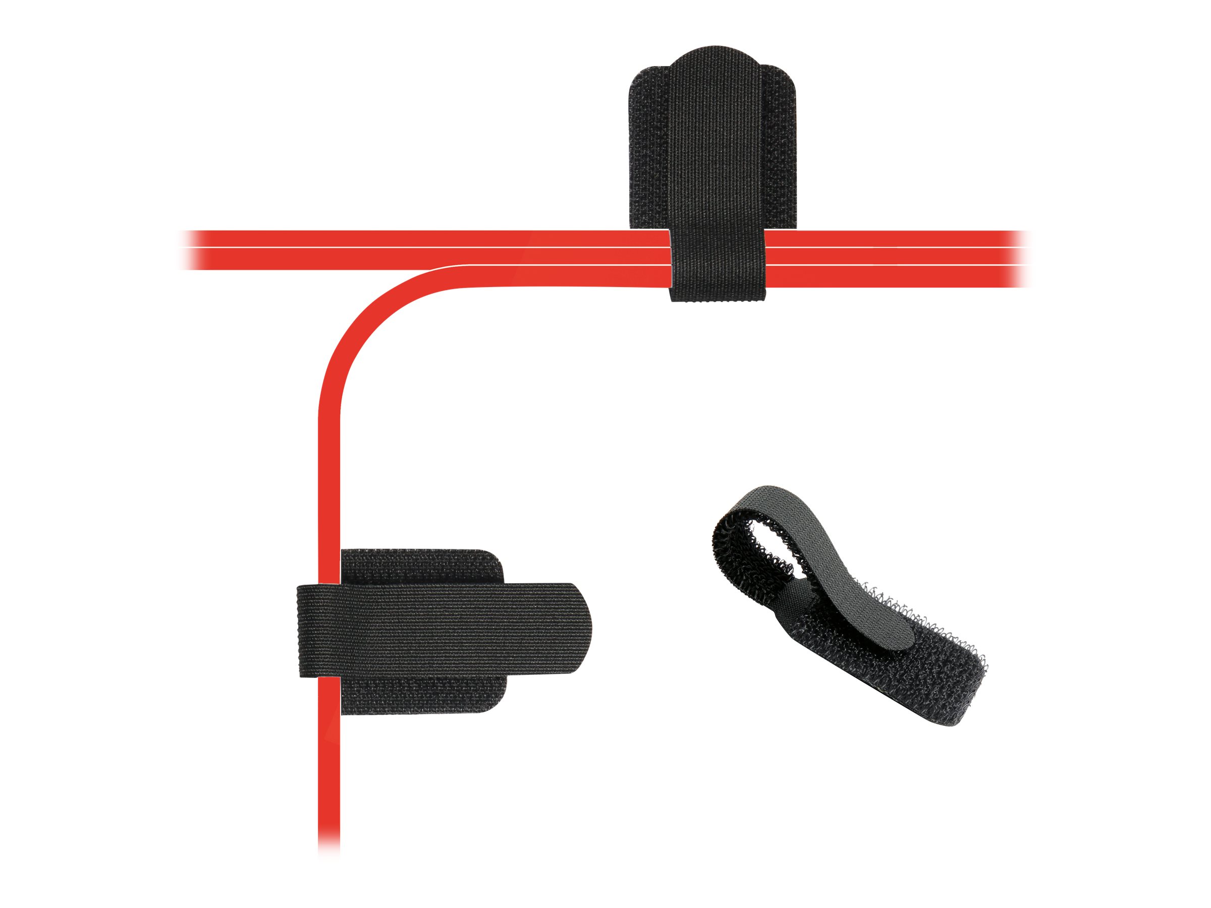 50 LABEL THE CABLE Klettkabelbinder WALL STRAPS PRO schwarz 50 LABEL THE CABLE Klettkabelbinder WALL STRAPS PRO schwarz