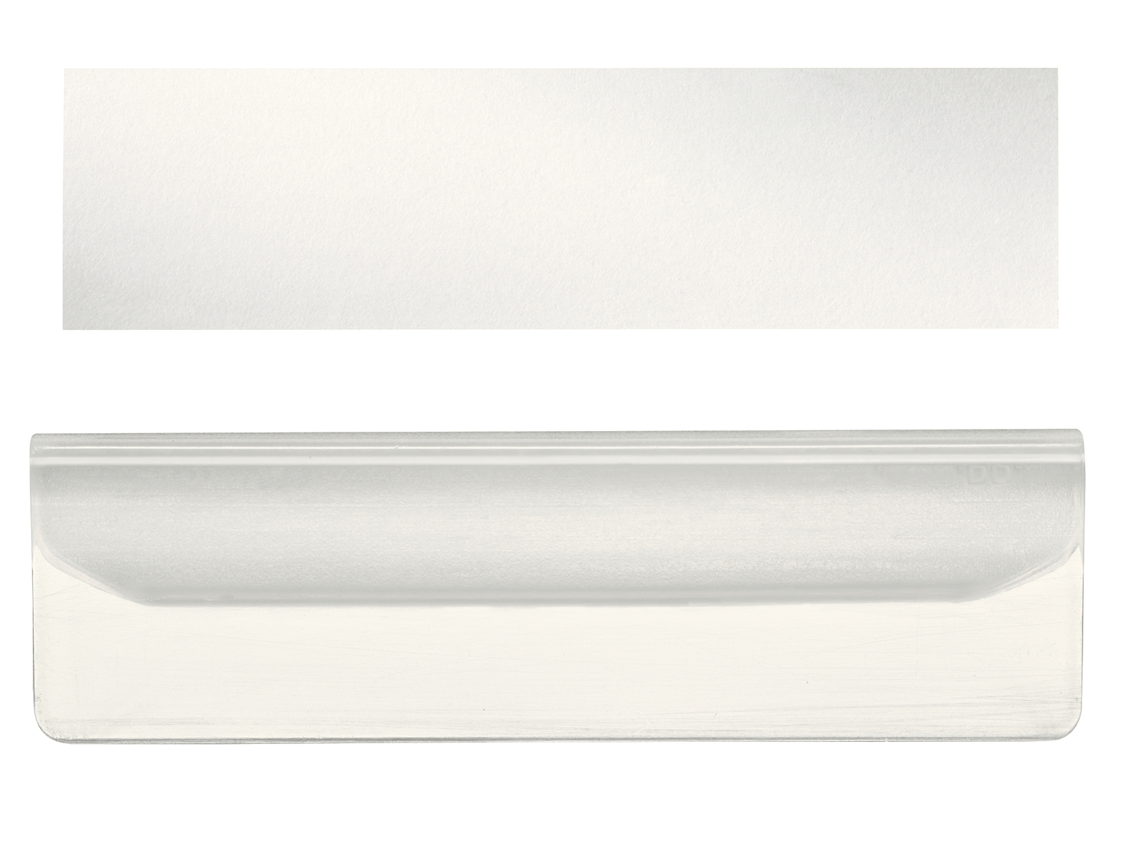 Esselte Leitz Etikettenhalterung Clip transparent