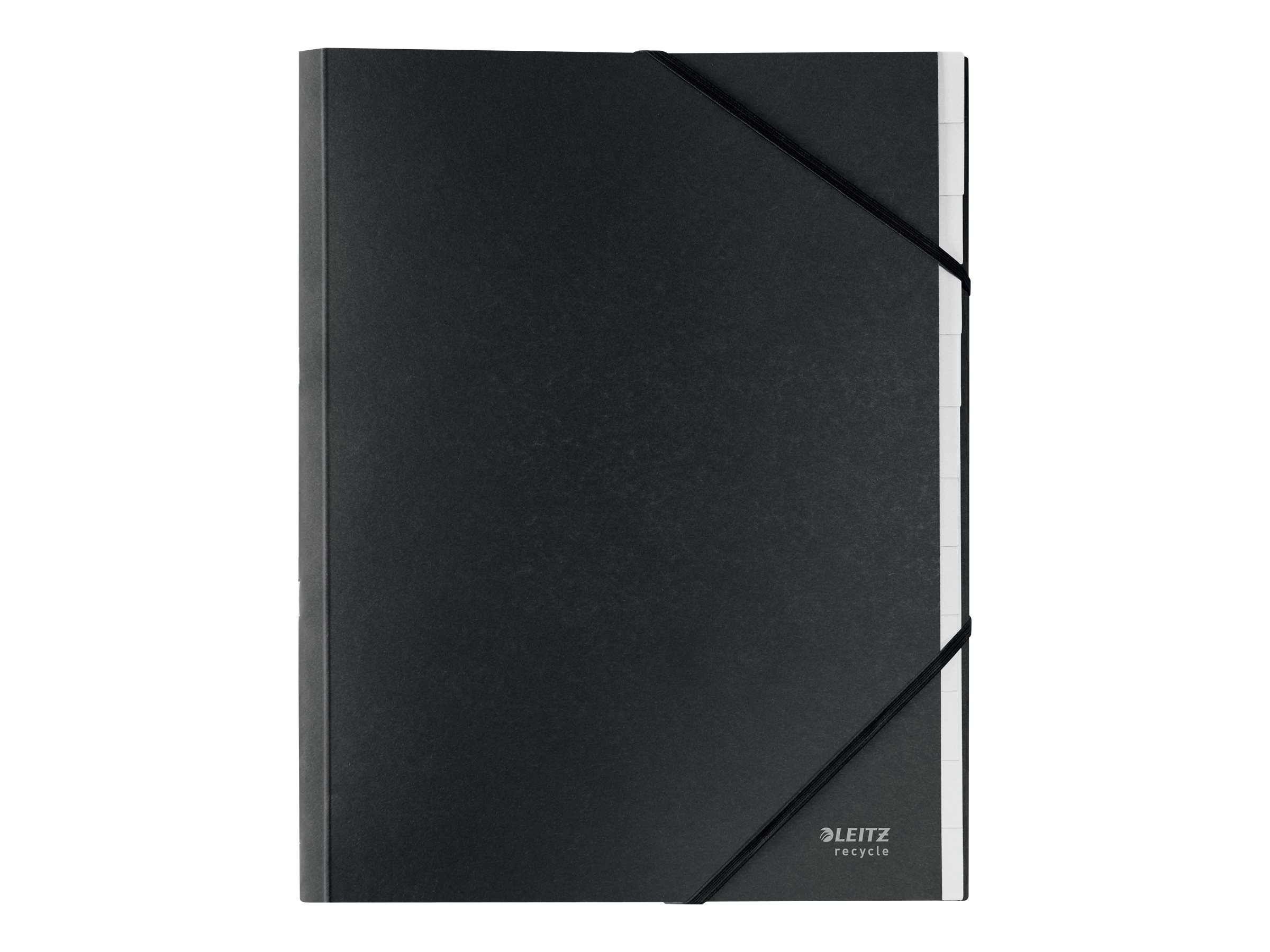 LEITZ Ordnungsmappe recycle 3915 12 Faecher schwarz