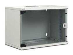 DIGITUS Wandschrank 48,3cm 19Zoll 12HE RAL 7035 grau unmontiert ohne Fachboden inkl.8xMontageschrauben-Set DIGITUS Wandschrank 48,3cm 19Zoll 12HE RAL 7035 grau unmontiert ohne Fachboden inkl.8xMontageschrauben-Set