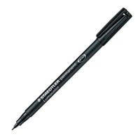 STAEDTLER Lumocolor® Folienstift schwarz 1,0 - 2,5 mm permanent STAEDTLER Lumocolor® Folienstift schwarz 1,0 - 2,5 mm permanent