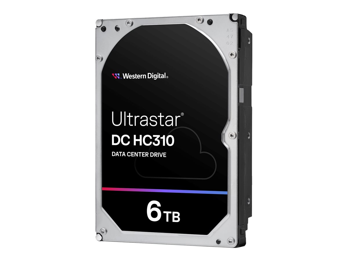 WESTERN DIGITAL Ultrastar DC HC310 8,9cm 3,5Zoll 26.1MM 6000GB 256MB 7200RPM SAS ULTRA 512E SE P3 WESTERN DIGITAL Ultrastar DC HC310 8,9cm 3,5Zoll 26.1MM 6000GB 256MB 7200RPM SAS ULTRA 512E SE P3