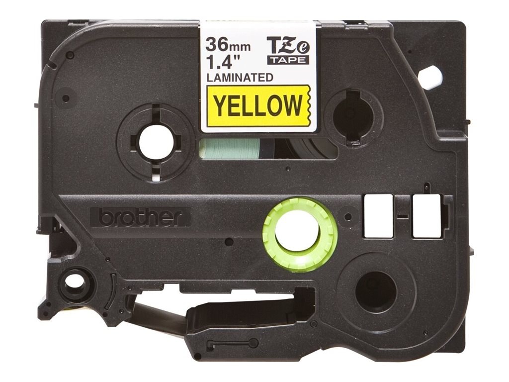 TZE661 BROTHER PT Schriftband 36mm gelb