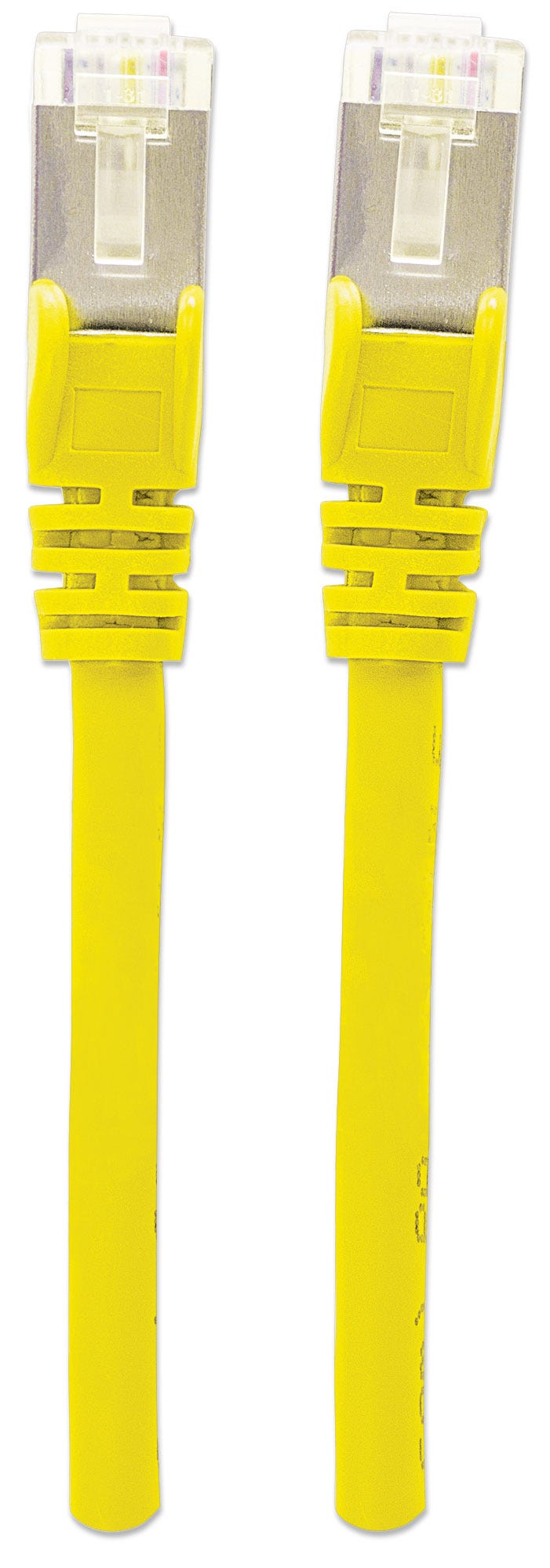 INTELLINET Netzwerkkabel Cat6a SFTP 1 m gelb vollkupfer Cat6azertifiziert LS0H RJ45SteckerRJ45Stecker