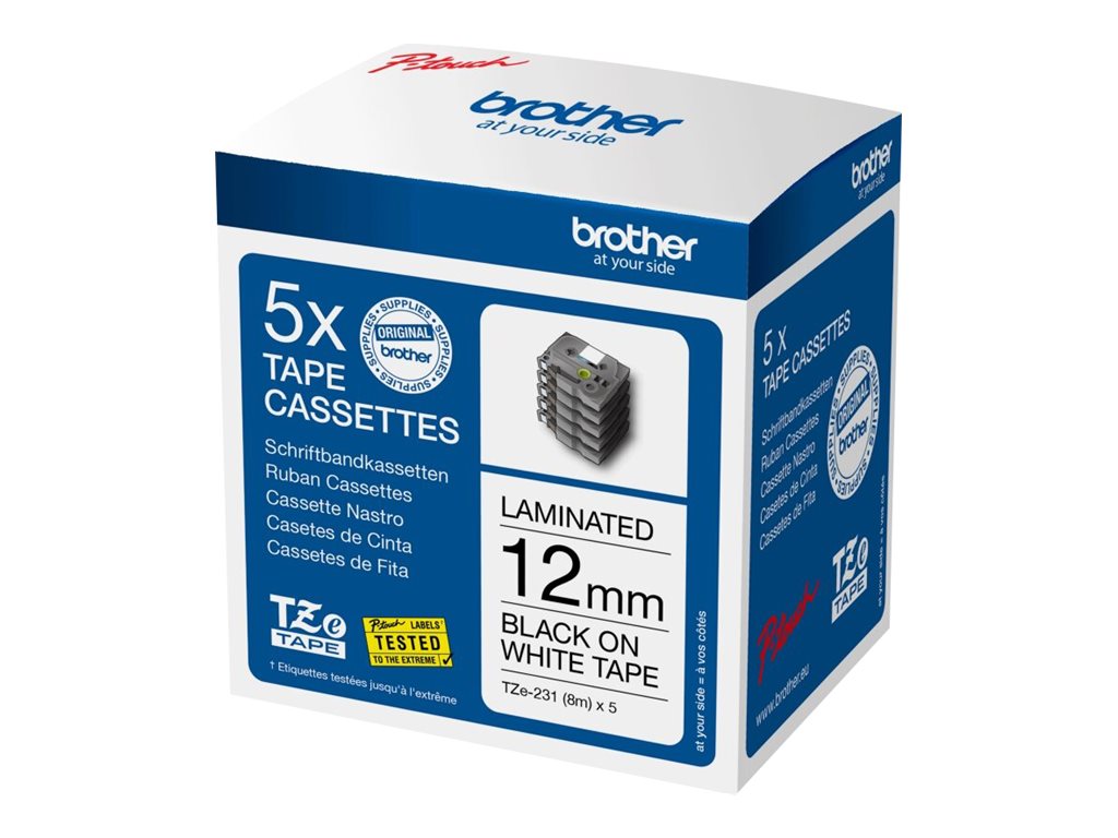 TZE231M5 BROTHER PT Schriftband 5 12mm