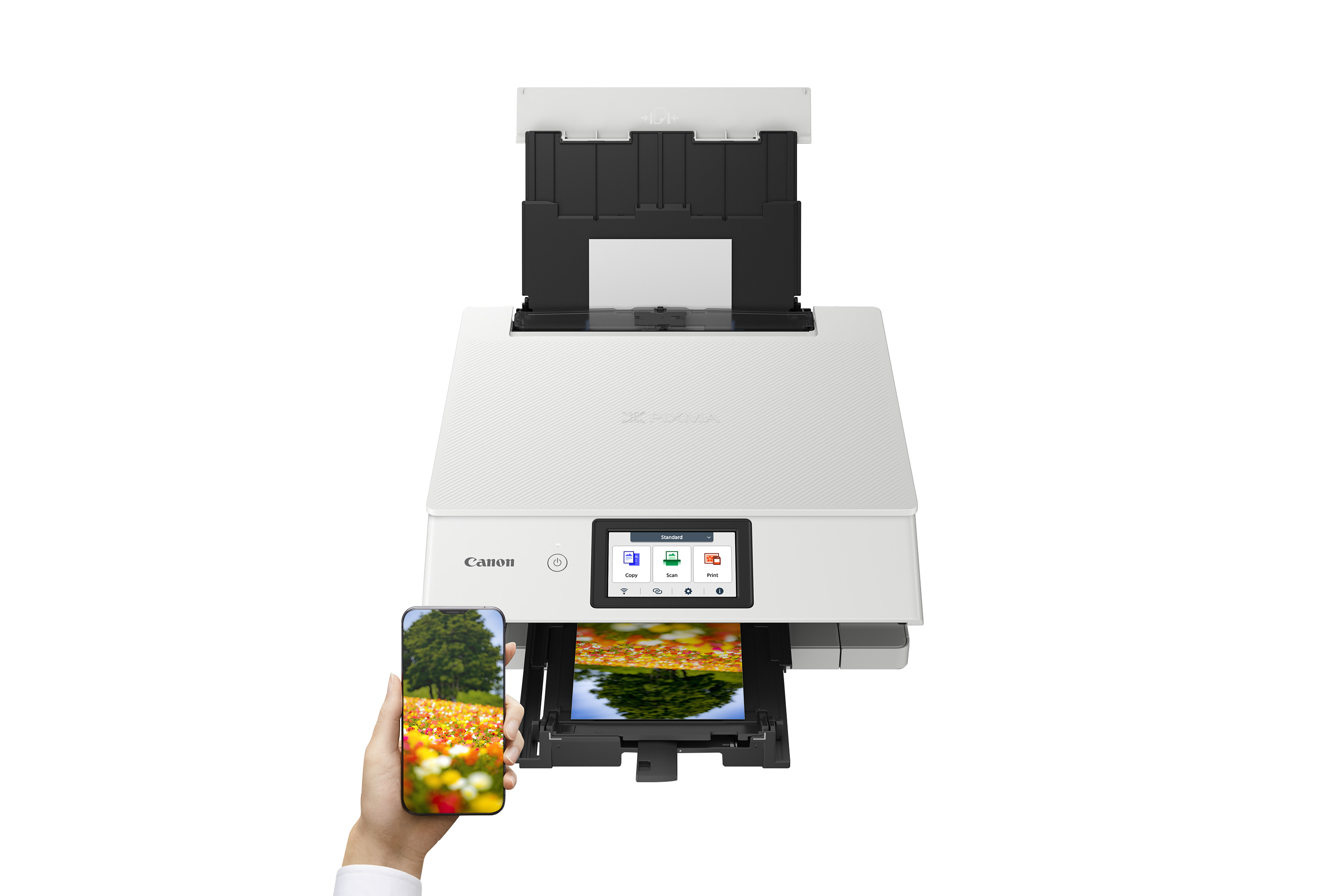 Canon PIXMA TS8751 3 in 1 TintenstrahlMultifunktionsdrucker weiss